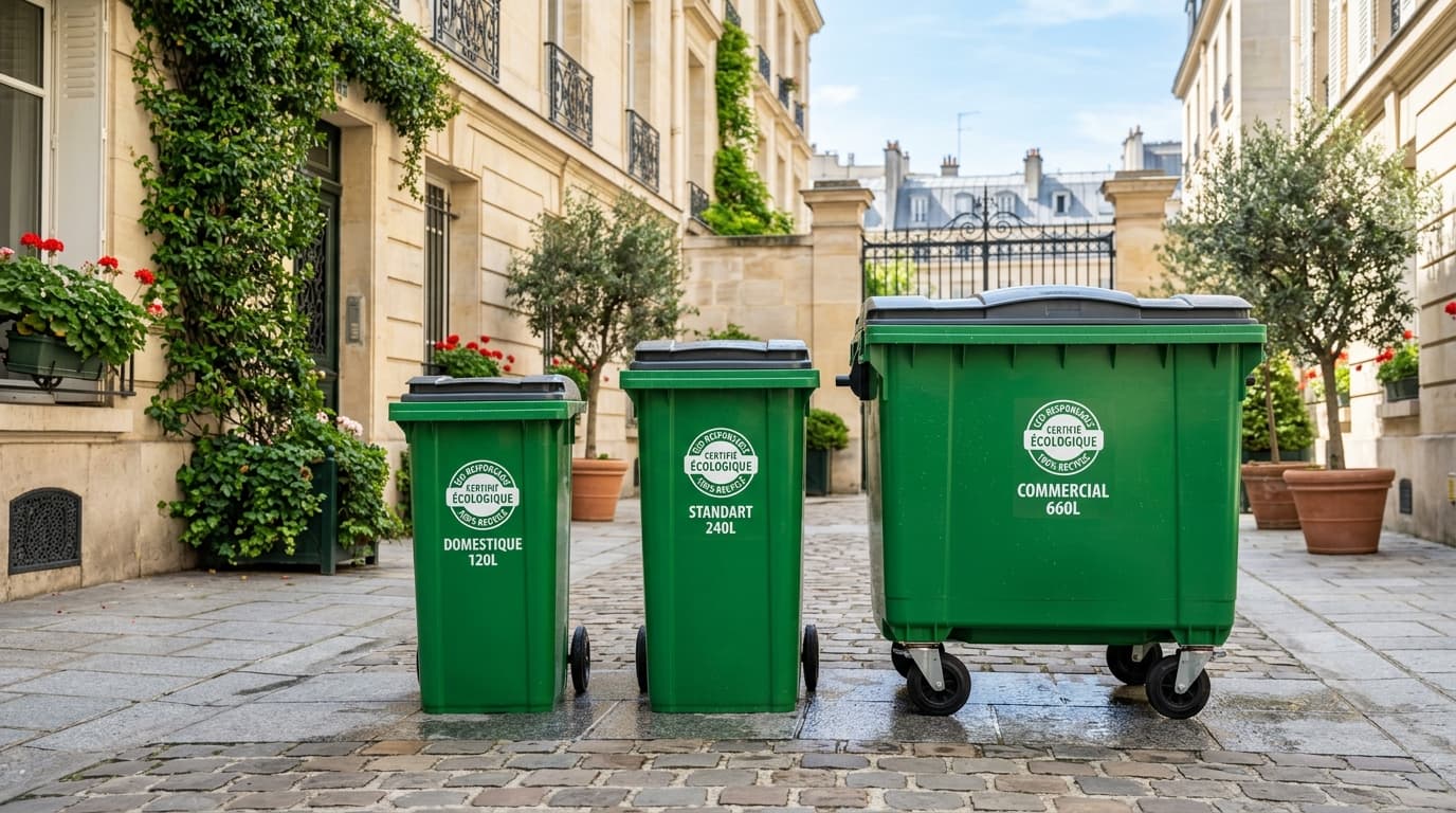 Bacs poubelles propres et désinfectés 120L, 240L et 660L par Nova Cleaning
